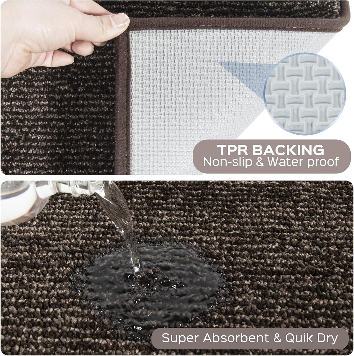 Non‑Slip Washable Runner Rug