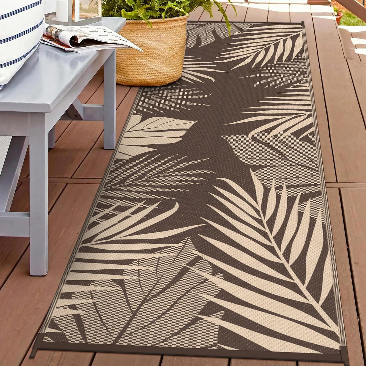Coffee Beige Outdoor Runner