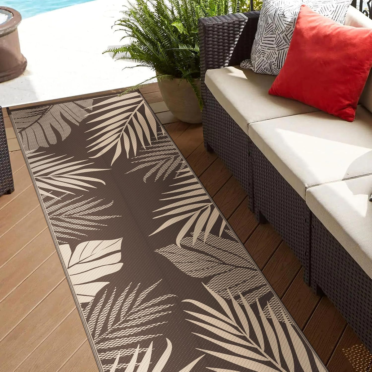 Coffee Beige Outdoor Runner