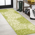 Floral Outdoor Runner Rug